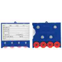 亿洛莱 四磁四轮料签 88*100mm 个