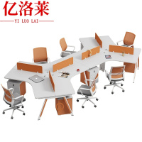 亿洛莱 六人职员桌椅 3826*2194mm 套