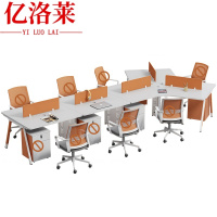 亿洛莱 七人职员桌 4313*2192mm 张
