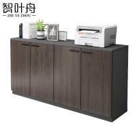 智叶舟办公文件柜四门160*40*80cm台