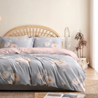 水星家纺全棉抗菌四件套—蔓莎200*230cm