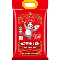 鲁花 福花(熊猫)多用途活性小麦粉2.5kg家用小麦饺子面粉 饺子面条馒头包子烙饼面食通用 多用途面粉5斤装 高筋面粉