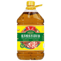 鲁花香味家族低芥酸浓香菜籽油 非转基因 5L