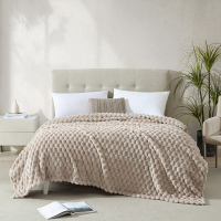 博洋宝贝撸猫手感龟背绒轻奢盖毯BYTZ312-180