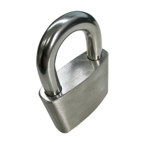 鸿灵睿芯GS16 不锈钢+锌合金 50mm*25.5mm 挂锁(计价单位:个)银色