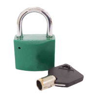 鸿灵睿芯 GS20 合金+ABS 35mm*28.5mm 挂锁(计价单位:个)绿色