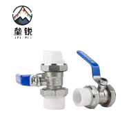 垒锐 PPR热熔双活球阀 4分 个