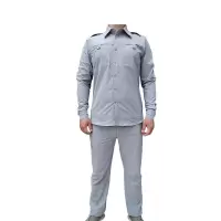 尚诺雅灰色长袖工作套装SNYF511套