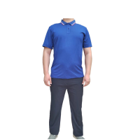 尚诺雅蓝色短袖套装SNYF509套