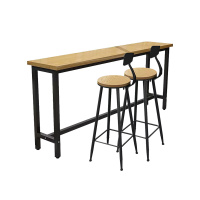 班龙吧台桌140cm+2椅套