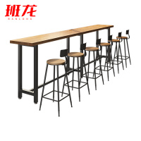 班龙高脚吧台桌3.0m+6椅套