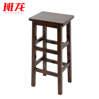 班龙吧台凳33*80cm胡桃色张