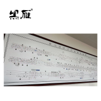 黑雁磁吸上墙揭挂(配可开启木框)1m*1m(0.5mm厚)平方米