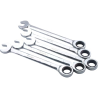 长鹿镜面两用棘轮扳手 18mm 把