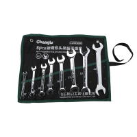 长鹿 碳钢镜面双头呆扳手组套 8PCS 套