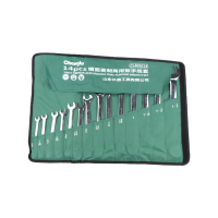 长鹿 镜面英制两用扳手组套 14PCS 套