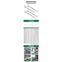 长鹿 Changlu CL401006 镜面两用扳手( Cr-V) 6mm