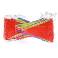 印雅宝 小彩旗拉花工地警戒旗 大号100米 包