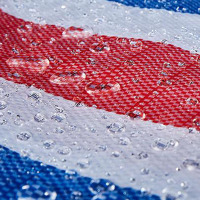 鲁圣源 篷布彩条布苫布 4*50m 块