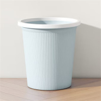 蕙如(HUIRU) 欧式家用条纹垃圾桶中号 个