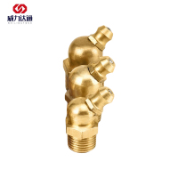 威力达通 铜黄油嘴 M6*1 45度 个