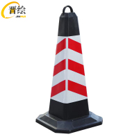 路锥反光锥警示锥 红白条纹 个
