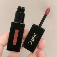 圣罗兰(YSL)天鹅绒黑管唇釉 不易掉色气质显白不挑皮 黑管唇釉5.5ml 610#冰乌龙