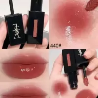 圣罗兰(YSL)天鹅绒黑管唇釉 不易掉色气质显白不挑皮 黑管唇釉5.5ml 440#野玫瑰