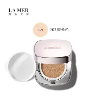 海蓝之谜(LA MER)鎏光焕变气垫 底妆防晒3号 轻盈精华粉底液12g+12g 带替换芯粉扑 暖瓷色03