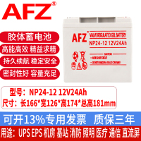 铅酸蓄电池12V24AH电瓶UPS消防通信EPS应急照明设备NP24-12