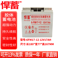 12V17AH阀控式铅酸蓄电池电瓶UPS直流屏EPS应急照明基站6FM17-12