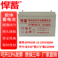 12V100AH阀控式铅酸蓄电池电瓶UPS直流屏EPS消防监控通信6FM100-12短款