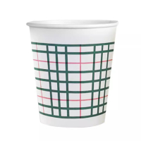 祥铁 一次性茶杯加厚水杯子水天缘办公室加硬纸杯家用商用热饮茶杯漏水50只 包