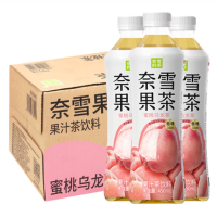 奈雪的茶经典果茶系列蜜桃乌龙450ml*15瓶整箱装