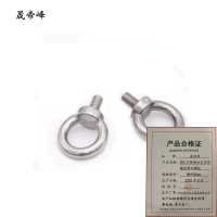 晟帝峰 304不锈钢加长吊环螺丝带环螺栓 M6*300mm 个