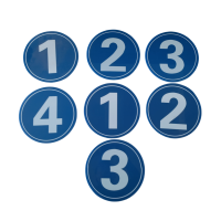 众合同源 标识牌 内容定制直径300mm 个