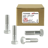 昡 不锈钢六角头螺栓 M24*110半牙 个