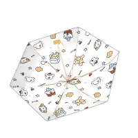 友谊船 卡通16骨太阳伞防紫外线遮阳伞彩胶加大晴雨伞卡通两用防晒折叠伞 把