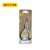 波斯(BOSI)镍铁合金迷你圆嘴钳(5"/125mm)把