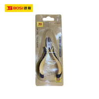 波斯(BOSI)镍铁合金迷你斜嘴钳(5"/125mm)把