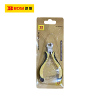 波斯(BOSI)镍铁合金迷你顶切钳(5"/125mm)把