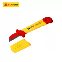 波斯(BOSI)VDE绝缘护套式直平型电缆刀(50×180mm)把