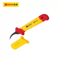 波斯(BOSI)VDE绝缘镰刀型电缆刀(50×180mm)把