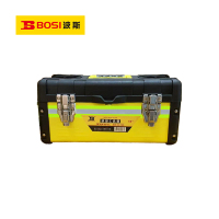 波斯(BOSI) 荧光系列铁塑工具箱 14寸 个