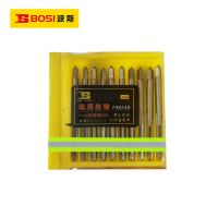波斯(BOSI) 荧光系列机用丝锥 M4/10支 盒