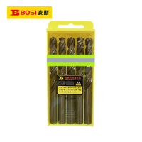 波斯(BOSI) 荧光系列直柄含钴麻花钻 12.5mm/5支 盒