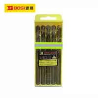 波斯(BOSI) 荧光系列直柄含钴麻花钻 8.2mm/5支 盒