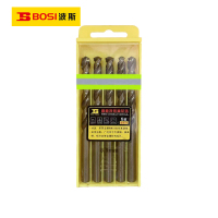 波斯(BOSI) 荧光系列直柄含钴麻花钻 8.9mm/5支 盒