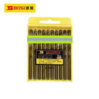 波斯(BOSI) 荧光系列直柄含钴麻花钻 6.2mm/10支 盒
