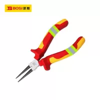 波斯(BOSI) 荧光系列VDE绝缘耐压圆嘴钳 6寸/160mm 把